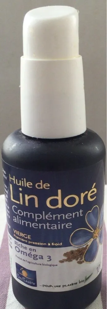 Huile de lin doré