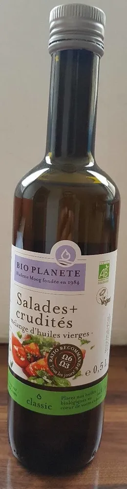 Huile bio Salades + Cruditées 0.5L