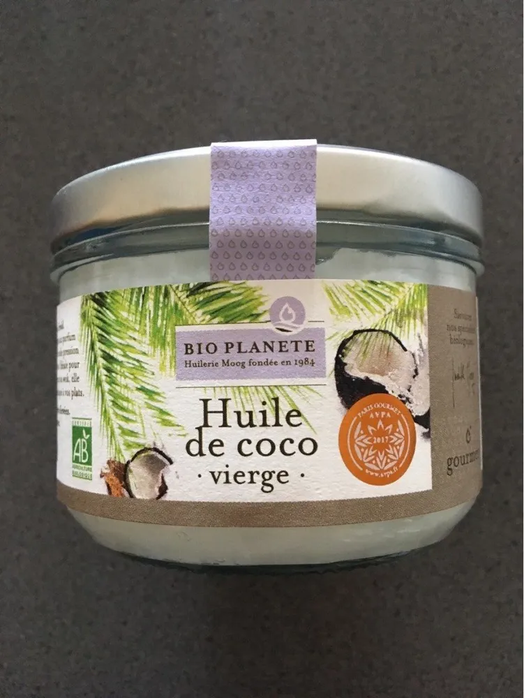 Huilr de coco vierge