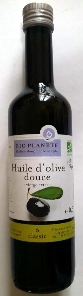 Huile d'olive douce vierge extra