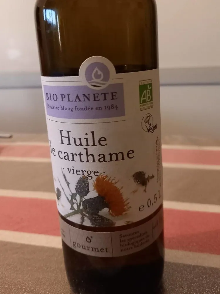 Huile De Carthame Vierge Bio - 500 ML - Bio Planete
