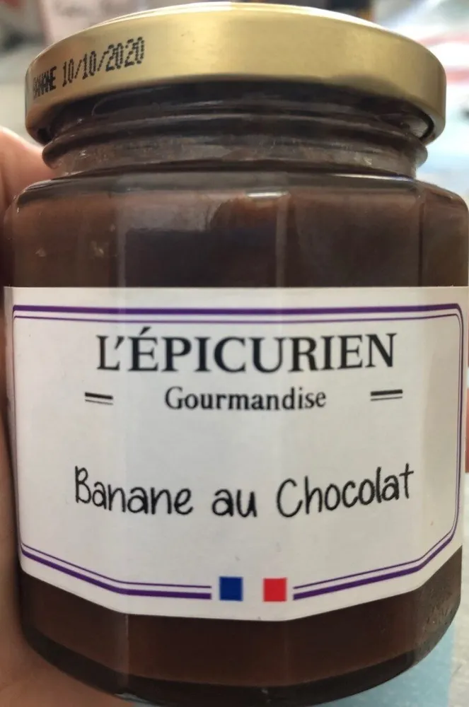 Pate à tartiner banane au chocolat