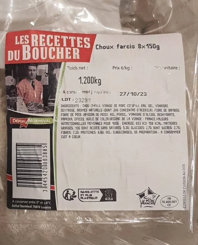 Choux farcis