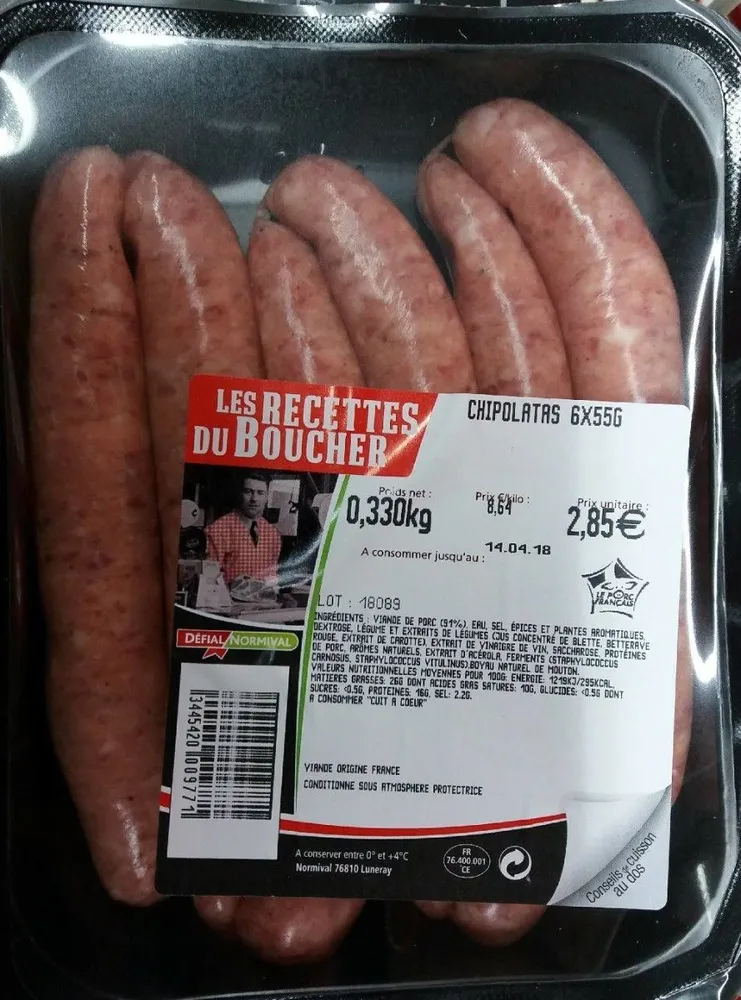 Chipolatas 6x55g