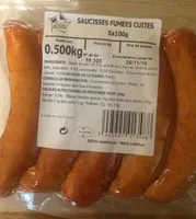 Saucisses fumées cuites