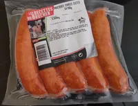 Saucisses fumées cuites 5x100g