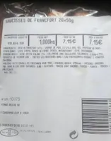 Saucisses de Francfort