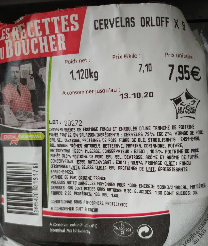 Cervelas orloff
