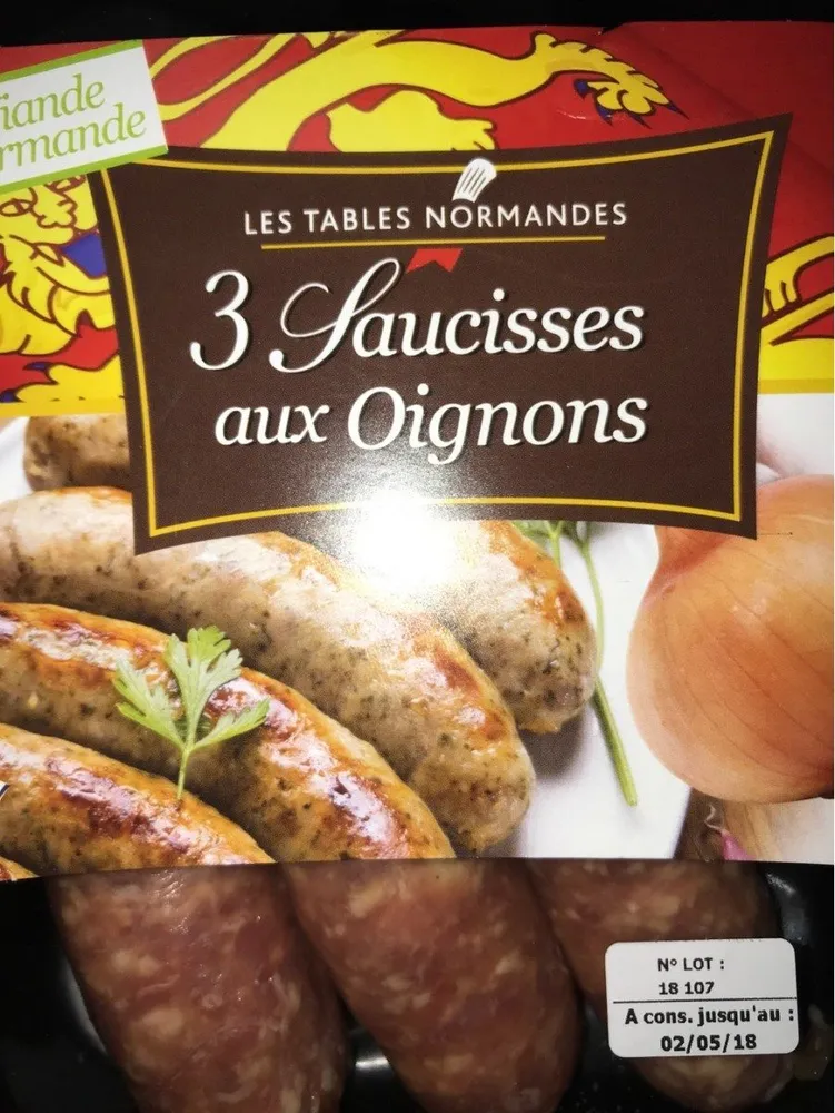 Saucisses aux oignons