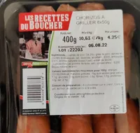 Chorizo a griller