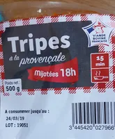 Tripes à  la provençale mijotée 18h