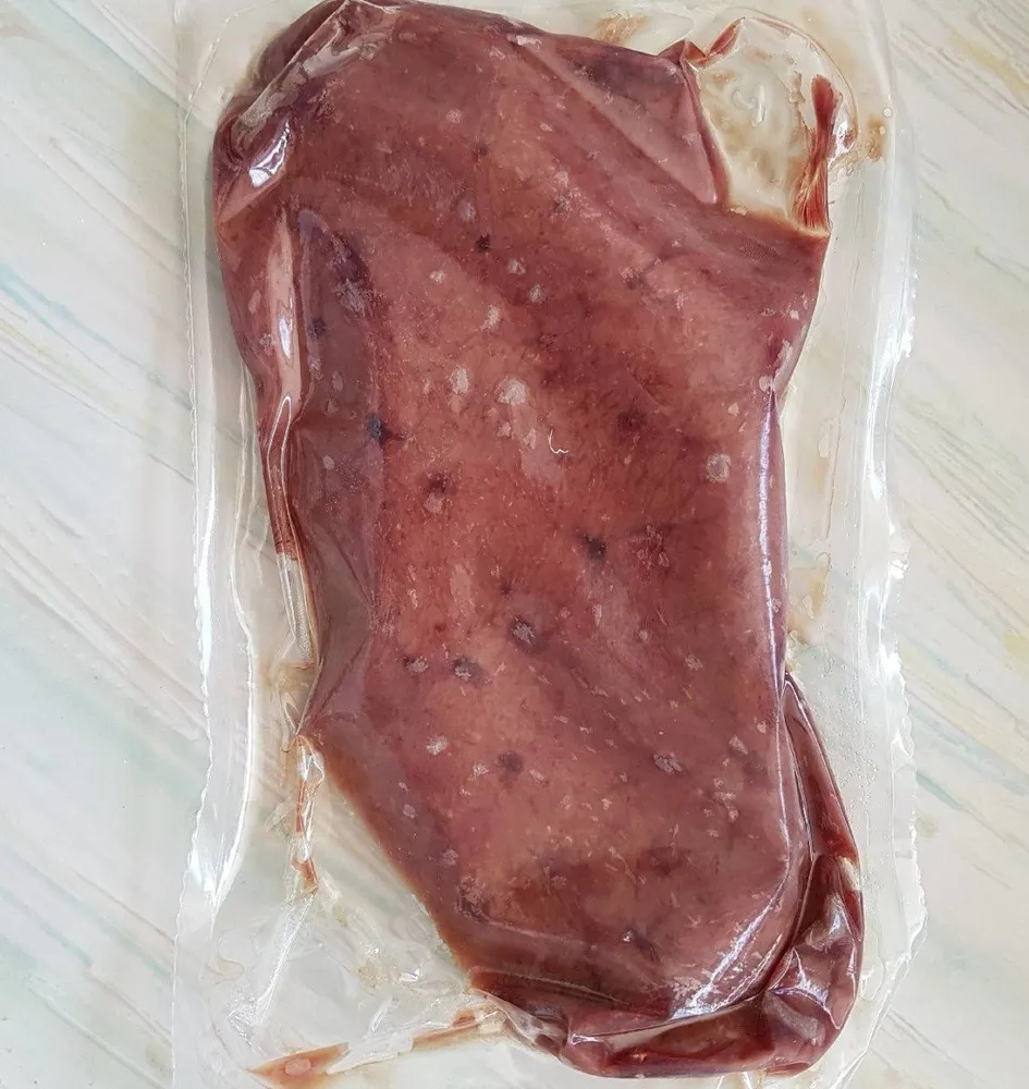 Foie de veau coupé main