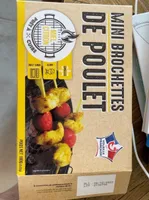 Mini brochette de poulet miel citron