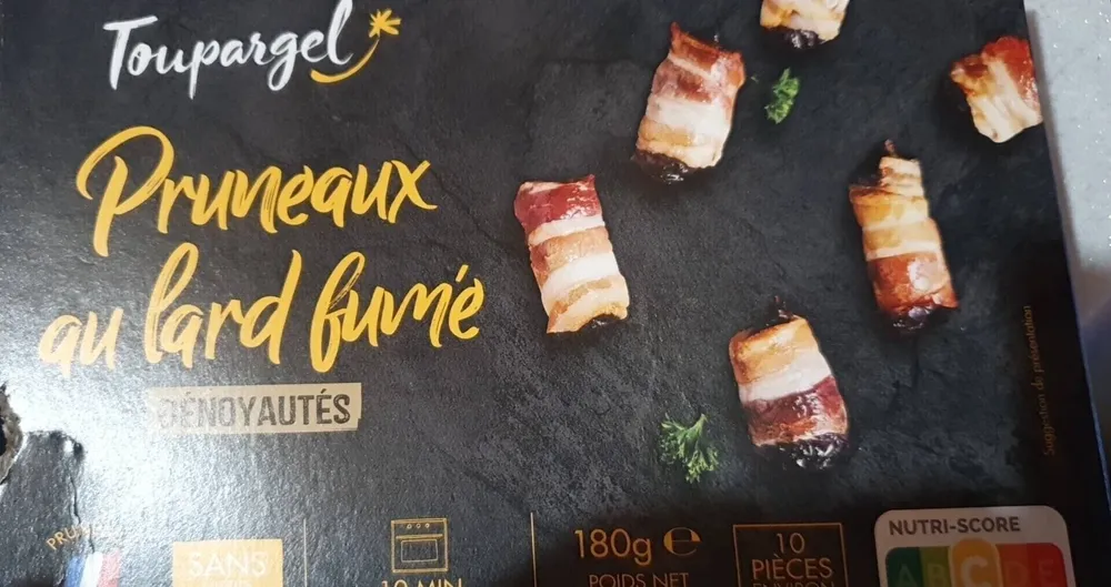 Pruneaux au lard fumé