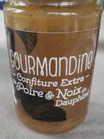 Confiture extra de poire et noix du Dauphiné
