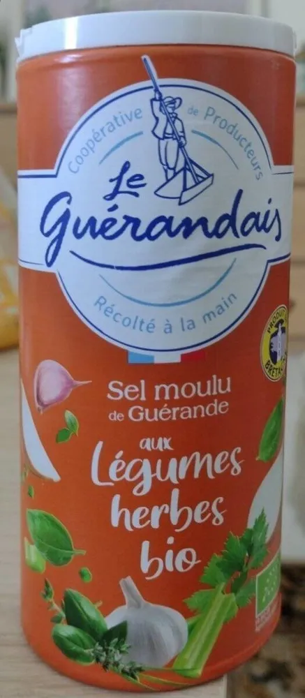 Sel moulu de Guérande aux légumes herbes bio