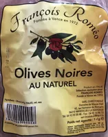 Olives noires au naturel