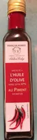Huile d’olive au piment