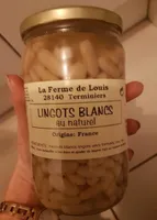 Lingots blancs au naturel