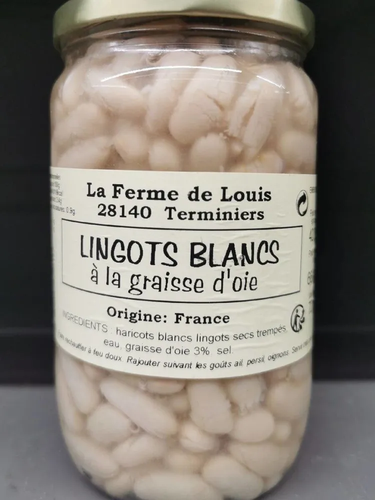 Lingots Blancs à la graisse d'oie
