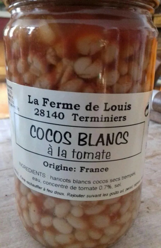 Cocos blancs à la tomate