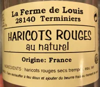 Haricots rouges au naturel