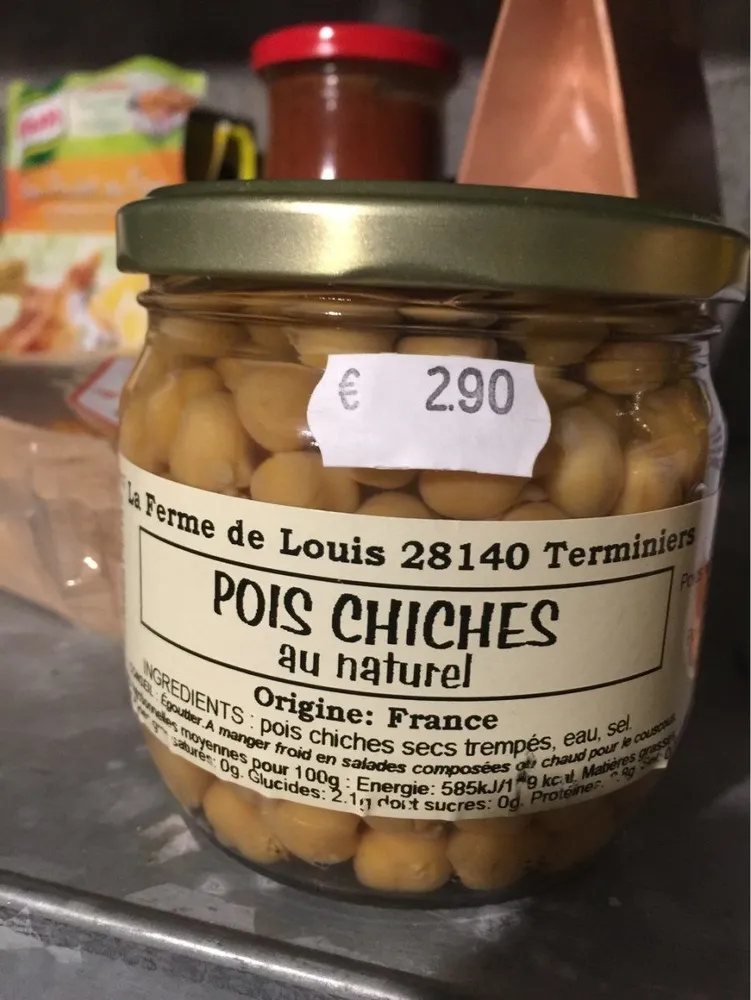 Pois chiche au naturel