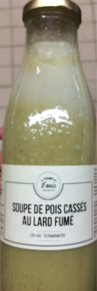 Soupe de pois cassés au lard fumé