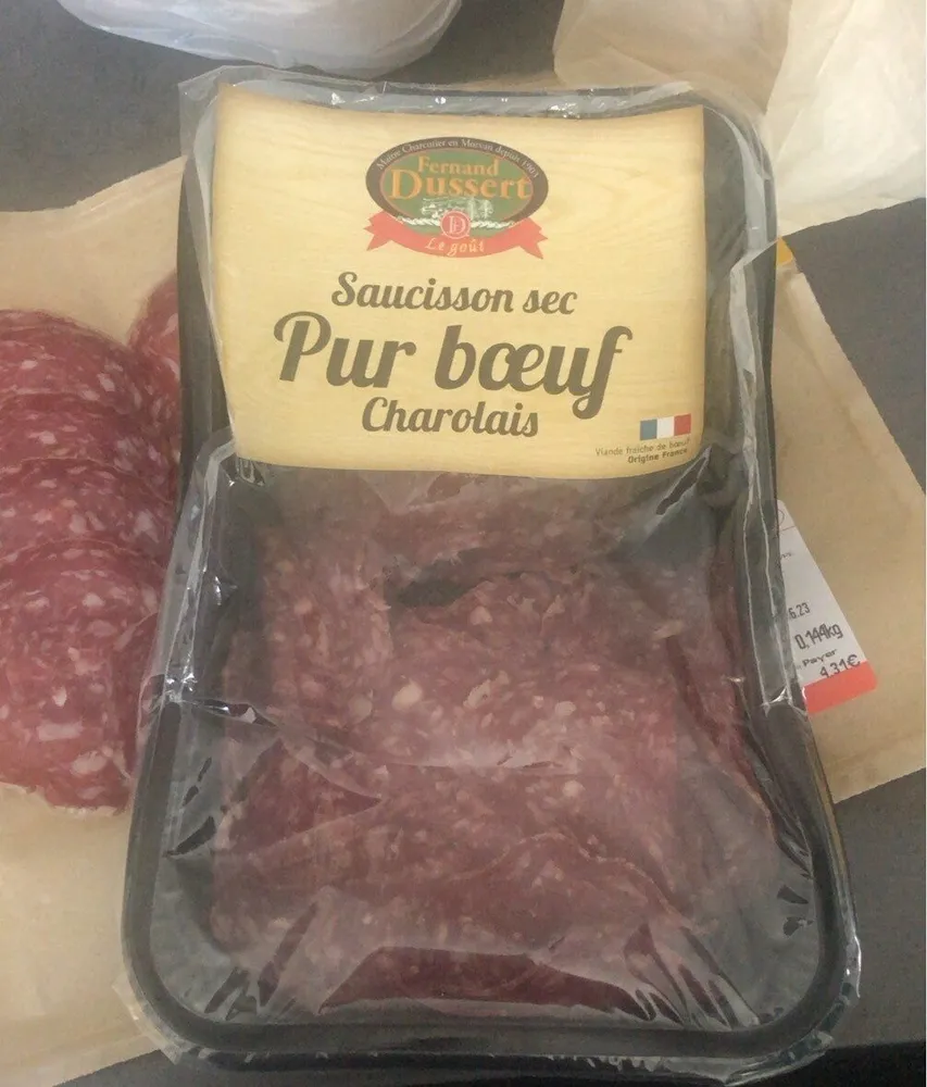Saucisson sec pur bœuf