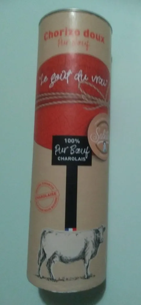 Chorizo doux pur boeuf
