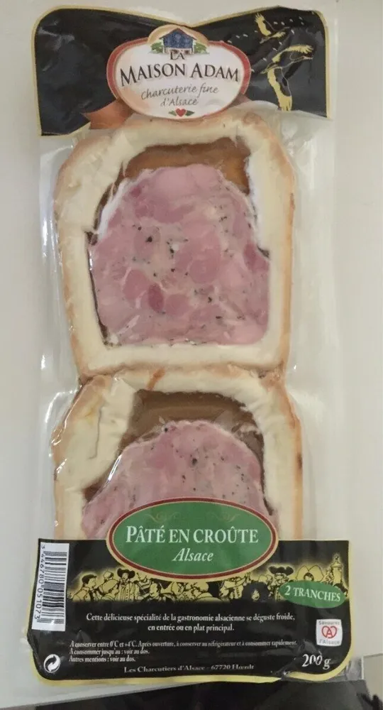 Pâté en croûte d'Alsace