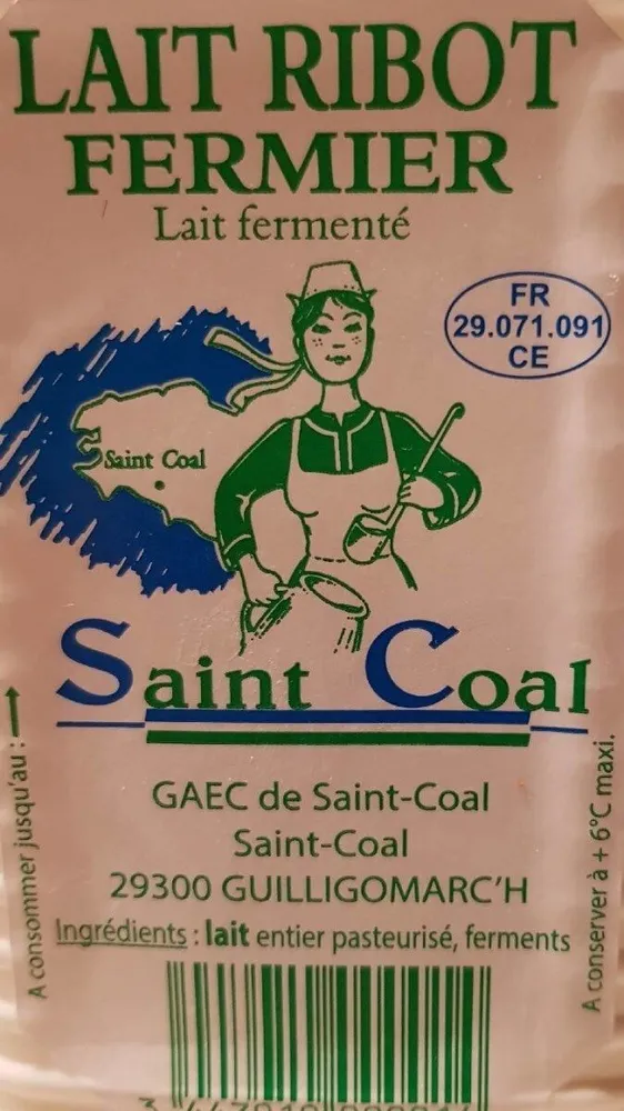 Lait fermier fermenté Saint Coal