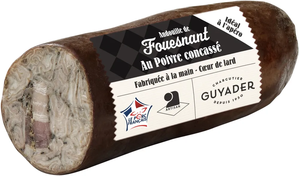 Mini andouille de Fouesnant au lard et poivre noir
