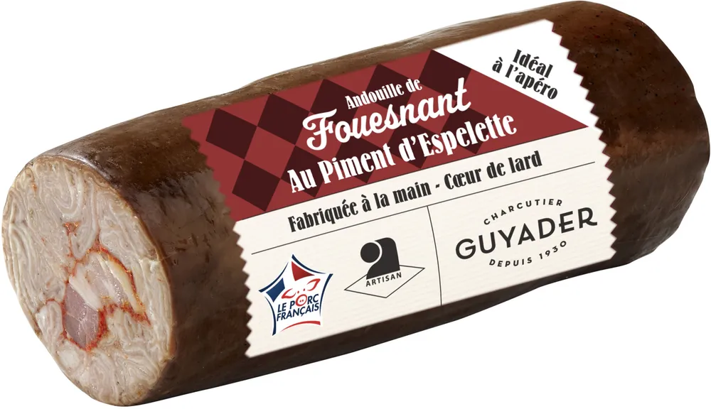 Mini andouille de Fouesnant au lard et au piment d'Espelette