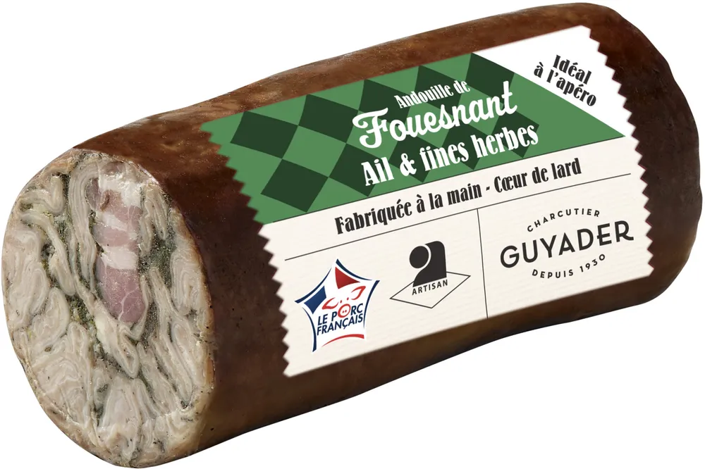 Mini andouille de Fouesnant au lard, ail et fines herbes