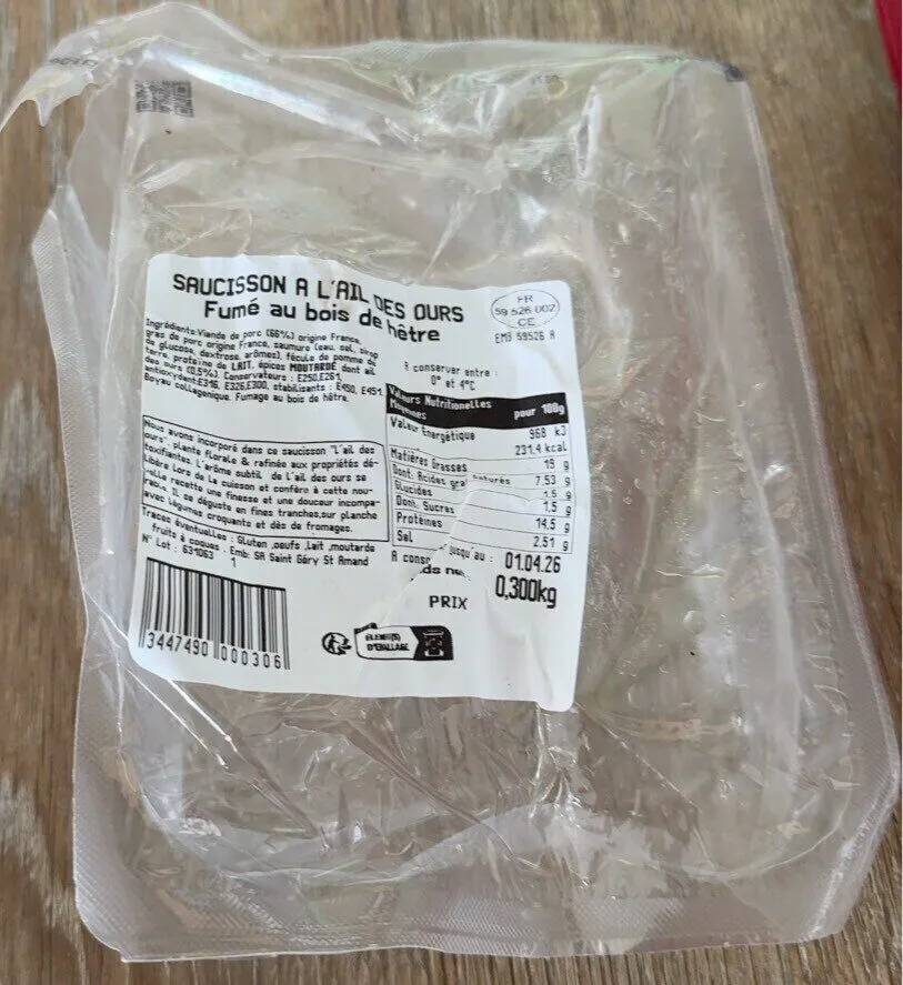 Saucisson a lail des ours