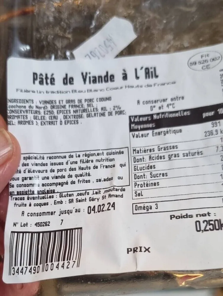 PATE DE VIANDE