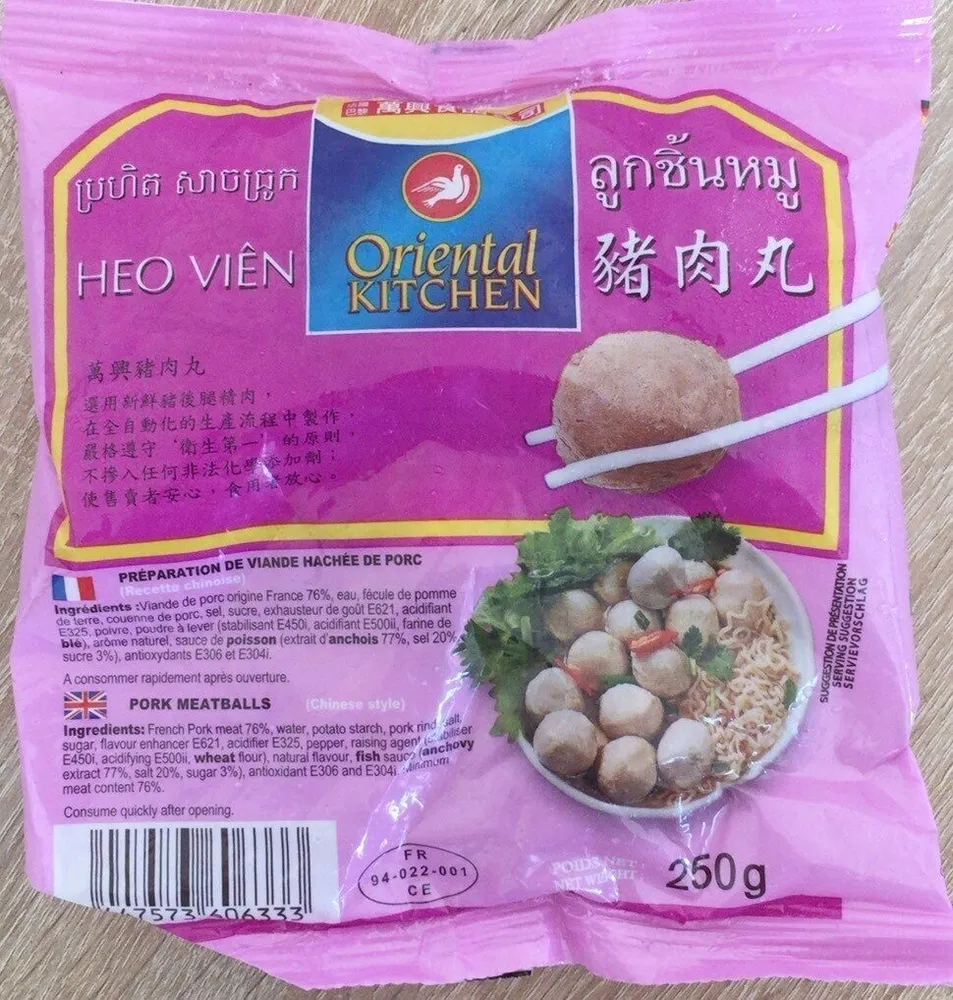 Oriental Kitchen Pork Ball 250G