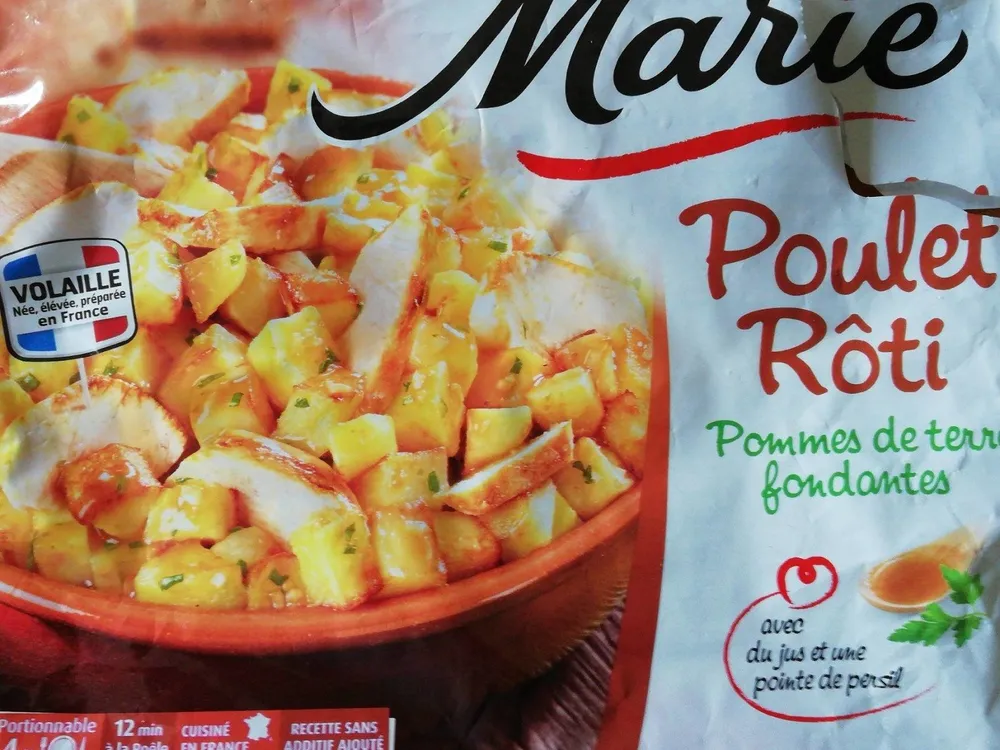 Poulet rôti pommes de terre fondantes