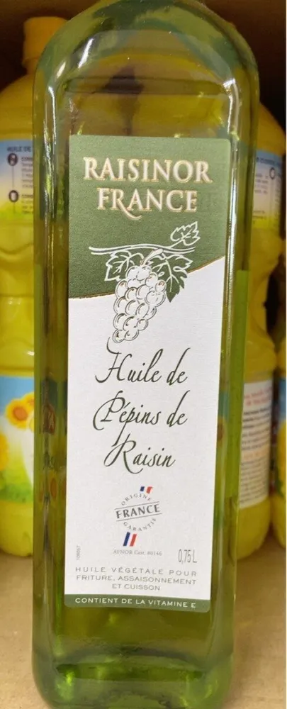 Huile de pepins de raisin