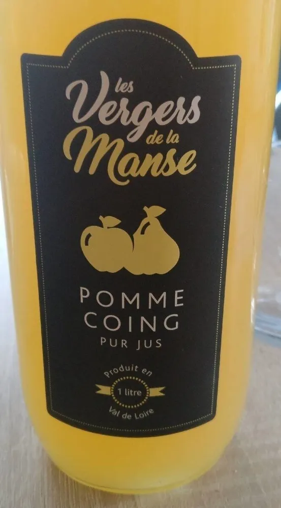 Pomme coing pur jus