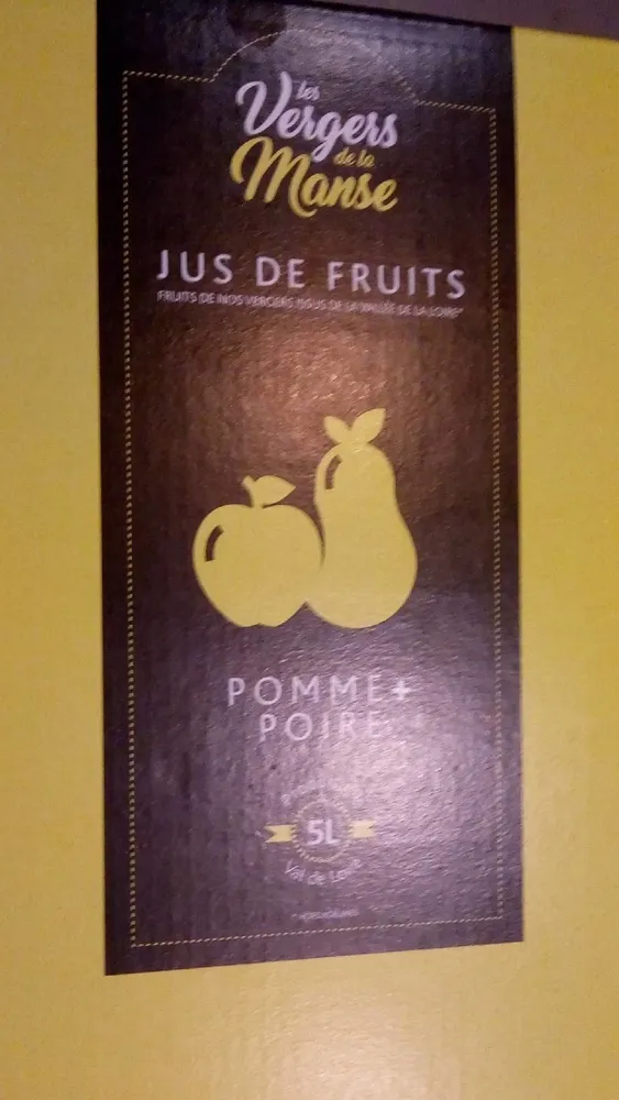 Jus de Fruits Pomme+Poire