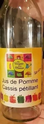 Jus de pomme cassis pétillant