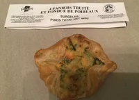 4 paniers truite et fondue de poireaux