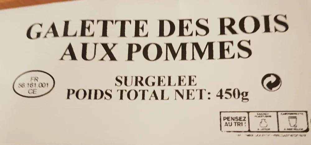 Galette des rois aux pommes
