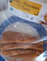 Crêpes aux pommes garnies façon tatin