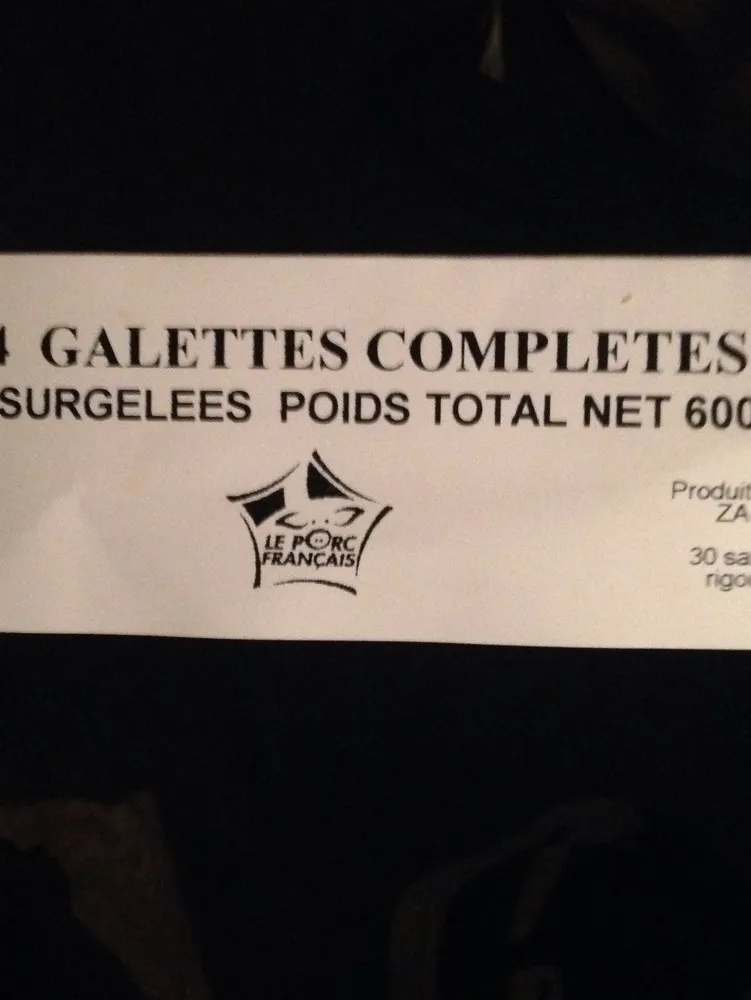 4 galettes complétes