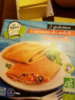 Galettes légumes du soleil / mozzarella