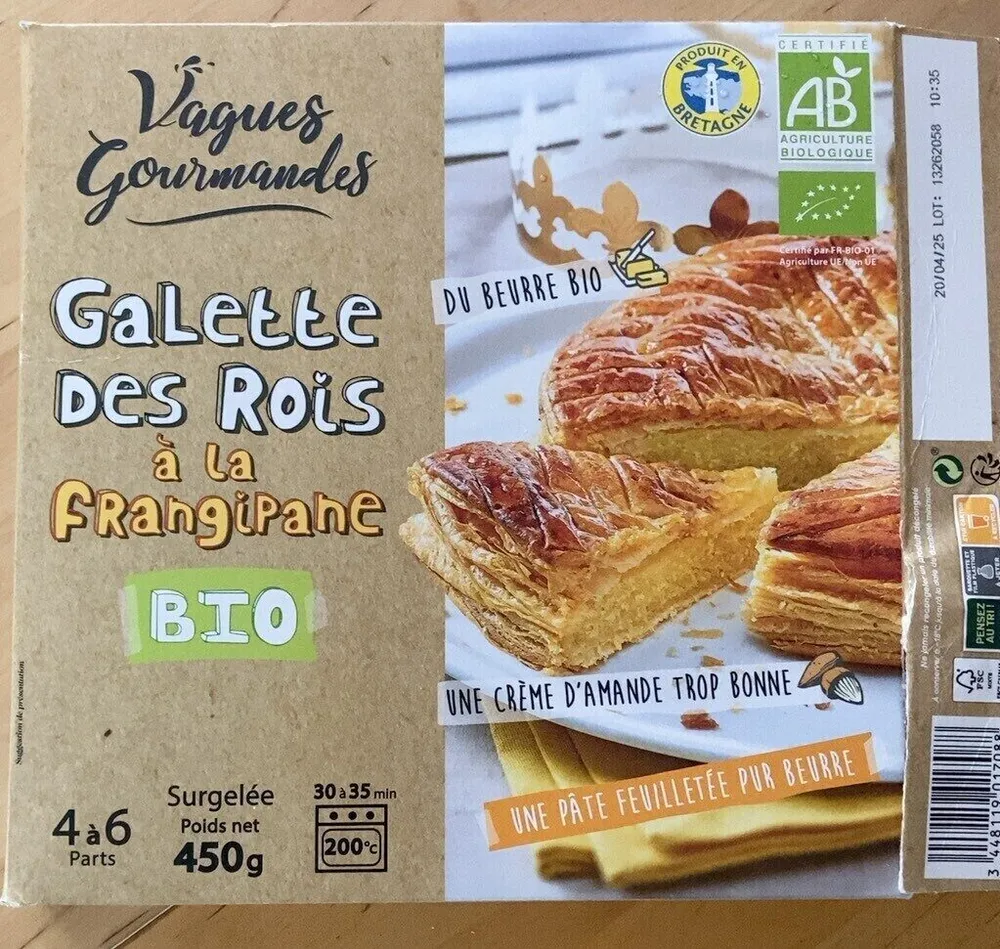 Galette des rois à la frangipane