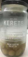 Olives Vertes Cassées Pimentées